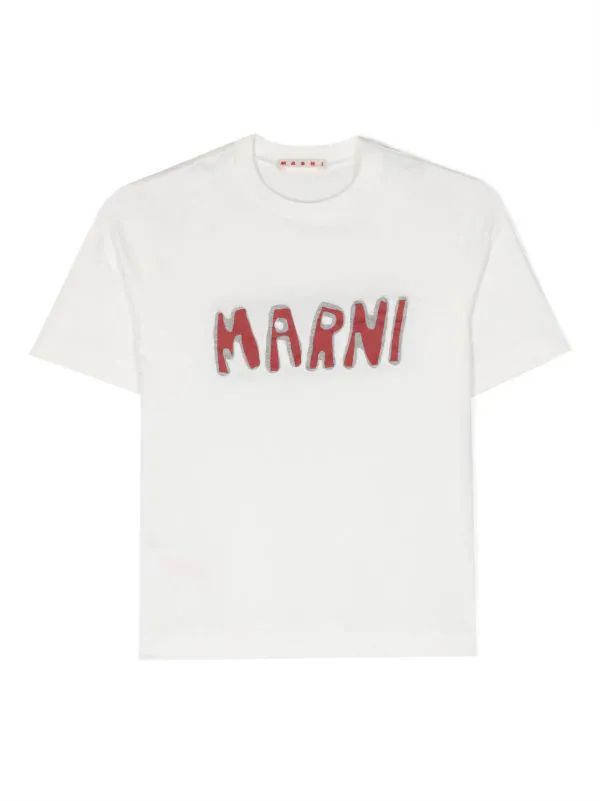 Marni T-Shirt Logo White