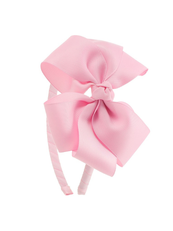 Sienna Alice Band Baby Pink Bow